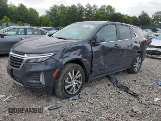2023 Chevrolet Equinox LT with VIN 3GNAXKEG4PS134134, listed as a Copart auction lot 60708615 with 26,433 mi miles and Salvage title. Bid and sale history available at DreamBid. Image 1.