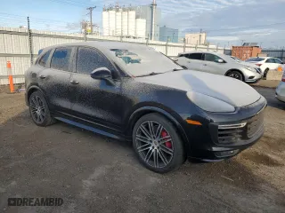 2017 Porsche Cayenne GTS with VIN WP1AD2A27HLA81530, listed as a Copart auction lot 82961224 with 73,015 mi miles and Salvage Title. Bid and sale history available at carsss.com. Image 4.