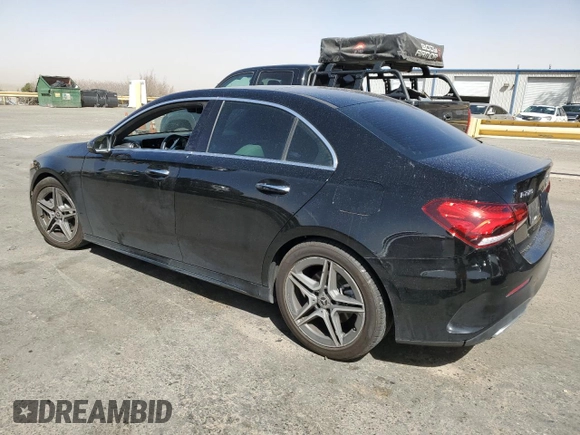 2019 Mercedes-Benz A 220 with VIN WDD3G4EB9KW027732, listed as a Copart auction lot 49477675 with 75,098 mi miles and Salvage Title. Bid and sale history available at DreamBid. Image 2.