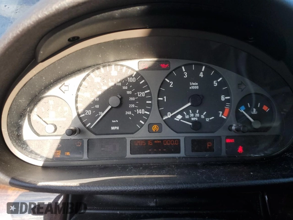 2005 BMW 3 Series 325i with VIN WBAET37455NJ90117, listed as a Copart auction lot 73879614 with 129,515 mi miles and Salvage Title. Bid and sale history available at DreamBid. Image 9.