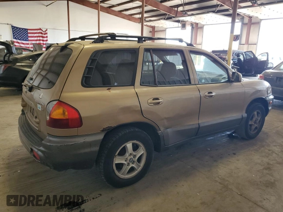 2004 Hyundai Santa Fe GLS with VIN KM8SC13D64U662051, listed as a Copart auction lot 78232394 with 0 mi miles and Salvage Title. Bid and sale history available at carsss.com. Image 3.