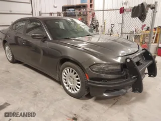 2020 Dodge Charger Police with VIN 2C3CDXKT2LH115060, listed as a IAAI auction lot 41358734 with 124,502 mi miles. Bid and sale history available at carsss.com. Image 1.