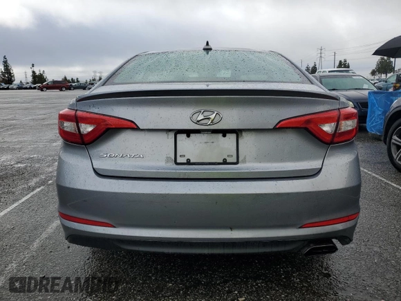 2017 Hyundai Sonata 2.4L with VIN 5NPE24AF4HH531386, listed as a Copart auction lot 44931695 with 127,706 mi miles and Salvage Title. Bid and sale history available at carsss.com. Image 6.