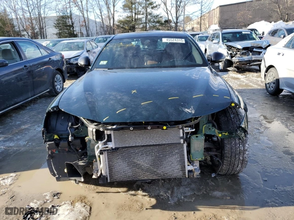 2021 Alfa Romeo Giulia Ti with VIN ZARFANBN2M7645829, listed as a Copart auction lot 45524315 with 58,368 mi miles and Salvage Title. Bid and sale history available at carsss.com. Image 5.