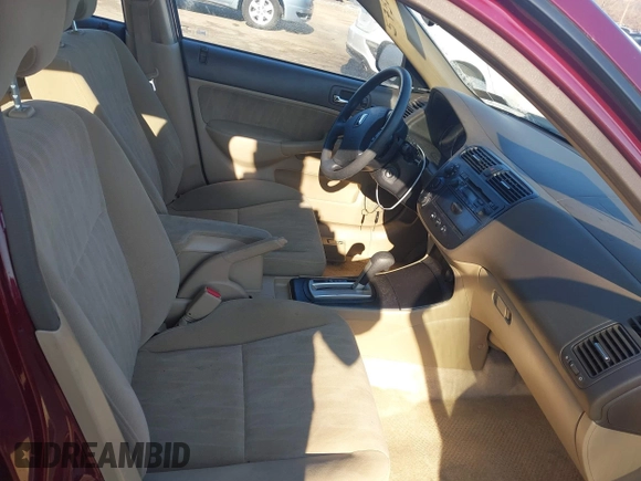 2003 Honda Civic LX with VIN 2HGES16503H573295, listed as a IAAI auction lot 41653528 with 55,866 mi miles and . Bid and sale history available at DreamBid. Image 5.