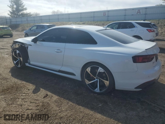 2018 Audi RS 5 z VIN WUAPWAF58JA905266, wystawiony jako Copart lot #48929444 z przebiegiem 47 604 mil mil oraz . Historia ofert i sprzedaży dostępna na DreamBid. Obrazek 2.