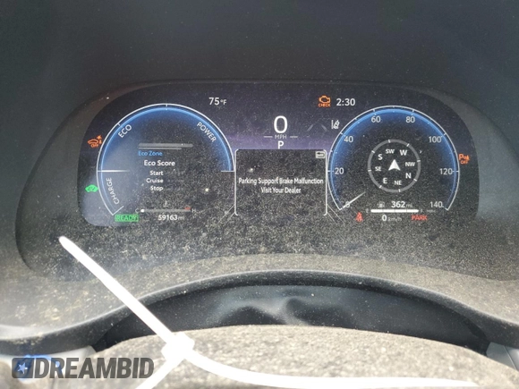 2023 Toyota Highlander Hybrid Limited with VIN 5TDXBRCH6PS581753, listed as a Copart auction lot 58241645 with 59,163 mi miles and Clean title. Bid and sale history available at DreamBid. Image 9.