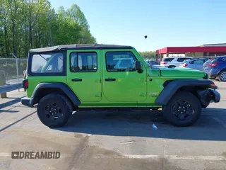2018 Jeep Wrangler Unlimited Sport S z VIN 1C4HJXDG8JW287876, wystawiony jako IAAI lot #41990385 z przebiegiem 43 420 mil mil oraz . Historia ofert i sprzedaży dostępna na DreamBid. Obrazek 13.