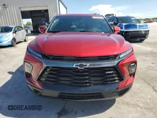 2025 Chevrolet Blazer RS with VIN 3GNKBERS3SS103775, listed as a Copart auction lot 61497805 with 16,242 mi miles and Salvage title. Bid and sale history available at DreamBid. Image 5.