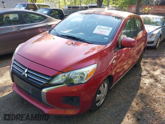 2022 Mitsubishi Mirage ES z VIN ML32AUHJ7NH006528, wystawiony jako IAAI lot #42147115 z przebiegiem 49 761 mil mil oraz . Historia ofert i sprzedaży dostępna na DreamBid. Obrazek 18.