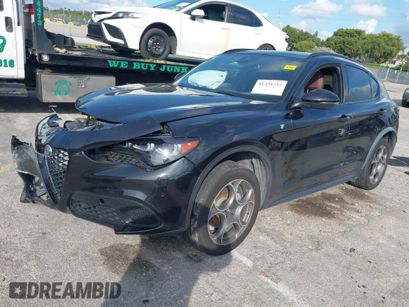 2024 Alfa Romeo Stelvio Veloce z VIN ZASPAKBN7R7D70471, wystawiony jako IAAI lot #41231215 z przebiegiem 30 393 mil mil oraz . Historia ofert i sprzedaży dostępna na DreamBid. Obrazek 17.