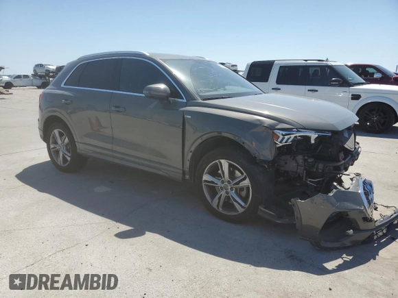 2020 Audi Q3 S line Premium Plus with VIN WA1EECF35L1047530, listed as a Copart auction lot 50935393 with 19,459 mi miles. Bid and sale history available at carsss.com. Image 4.