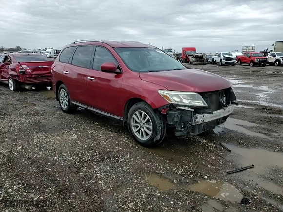 2016 Nissan Pathfinder SV with VIN 5N1AR2MN1GC646440, listed as a Copart auction lot 47708135 with 112,166 mi miles and Salvage Title. Bid and sale history available at carsss.com. Image 11.