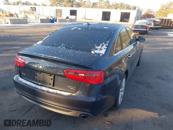 2015 Audi A6 Premium Plus with VIN WAUFGAFC1FN004306, listed as a IAAI auction lot 41244953 with Not provided miles and . Bid and sale history available at DreamBid. Image 4.