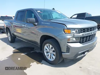 2020 Chevrolet Silverado 1500 Custom with VIN 3GCPWBEH0LG230256, listed as a IAAI auction lot 41883052 with 120,177 mi miles. Bid and sale history available at carsss.com. Image 1.