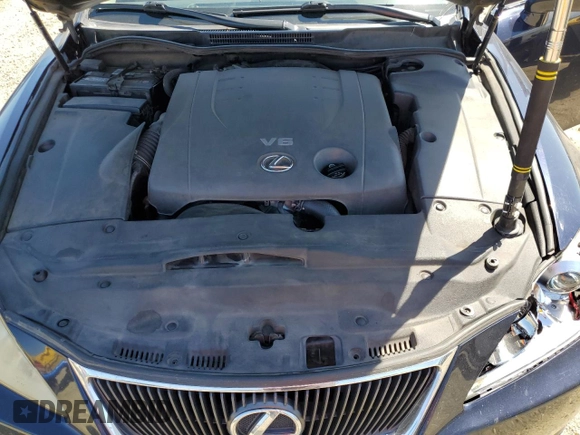 2008 Lexus IS 250 with VIN JTHBK262985068799, listed as a Copart auction lot 54976905 with 296,653 mi miles and Salvage Title. Bid and sale history available at DreamBid. Image 11.