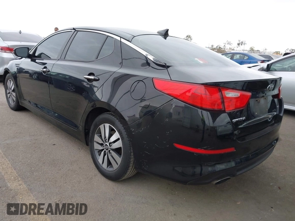 2014 Kia Optima LX with VIN 5XXGM4A7XEG280084, listed as a IAAI auction lot 42063263 with 168,052 mi miles. Bid and sale history available at carsss.com. Image 3.