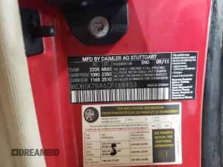 2012 Mercedes-Benz SL 550 z VIN WDBSK7BA6CF168453, wystawiony jako Copart lot #88857925 z przebiegiem 62 163 mil mil oraz Szkoda całkowita • Salvage title. Historia ofert i sprzedaży dostępna na DreamBid. Obrazek 13.