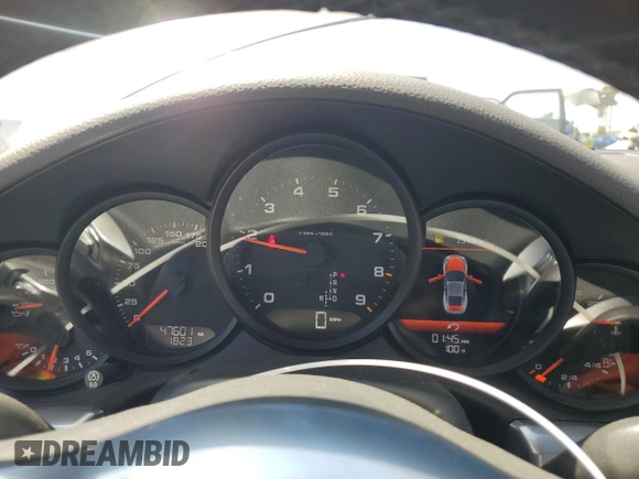 2013 Porsche 911 Carrera with VIN WP0AA2A93DS107533, listed as a Copart auction lot 68854024 with 47,601 mi miles and Salvage Title. Bid and sale history available at DreamBid. Image 9.