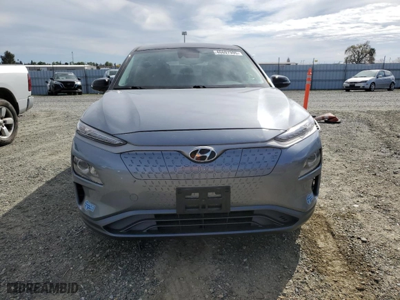 2021 Hyundai Kona Electric Preferred with VIN KM8K23AG3MU126010, listed as a Copart auction lot 46697995 with 40,196 mi miles and Salvage Title. Bid and sale history available at carsss.com. Image 5.