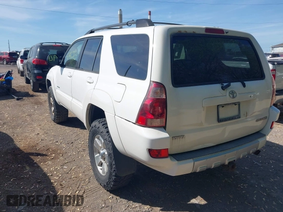 2004 Toyota 4Runner SR5 with VIN JTEBU14R240051707, listed as a IAAI auction lot 42142313 with 222,646 mi miles and . Bid and sale history available at DreamBid. Image 3.
