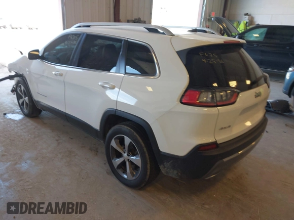2019 Jeep Cherokee Limited z VIN 1C4PJMDN8KD179523, wystawiony jako IAAI lot #42094656 z przebiegiem 137 709 mil mil oraz . Historia ofert i sprzedaży dostępna na DreamBid. Obrazek 3.