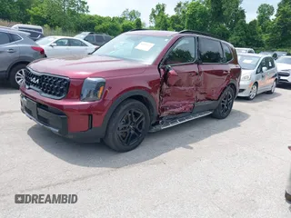 2024 Kia Telluride EX X-Line z VIN 5XYP3DGC6RG435643, wystawiony jako IAAI lot #42279212 z przebiegiem 10 069 mil mil oraz . Historia ofert i sprzedaży dostępna na DreamBid. Obrazek 2.