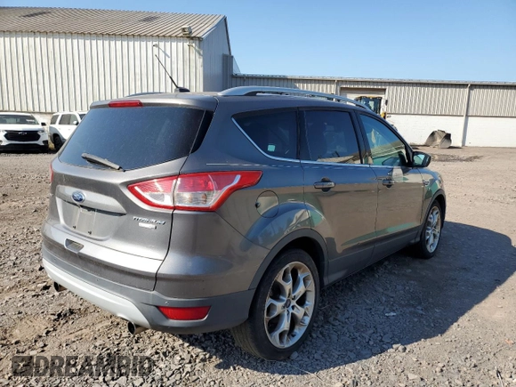2013 Ford Escape Titanium with VIN 1FMCU9J90DUD21906, listed as a Copart auction lot 63049485 with 201,496 mi miles and Clean title. Bid and sale history available at DreamBid. Image 3.