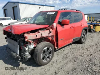 2018 Jeep Renegade Latitude z VIN ZACCJABHXJPH64372, wystawiony jako Copart lot #73041644 z przebiegiem 48 366 mil mil oraz Szkoda całkowita • Salvage title. Historia ofert i sprzedaży dostępna na DreamBid. Obrazek 1.