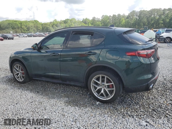 2019 Alfa Romeo Stelvio Ti with VIN ZASPAKBN4K7C69619, listed as a Copart auction lot 55015605 with 30,083 mi miles and Salvage title. Bid and sale history available at DreamBid. Image 2.