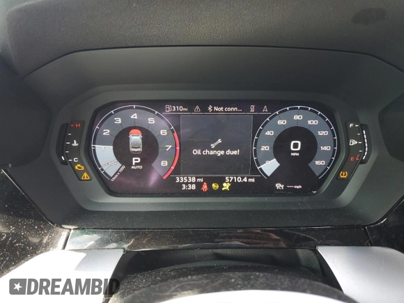 2022 Audi A3 Premium Plus z VIN WAUHUDGY5NA092795, wystawiony jako Copart lot #49279285 z przebiegiem 33 538 mil mil oraz Szkoda całkowita • Salvage title. Historia ofert i sprzedaży dostępna na DreamBid. Obrazek 9.