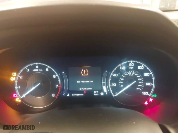 2019 Acura RDX w/Technology Pkg with VIN 5J8TC2H59KL016605, listed as a IAAI auction lot 41567145 with 69,528 mi miles. Bid and sale history available at carsss.com. Image 7.