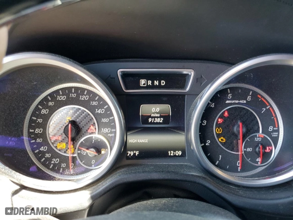 2016 Mercedes-Benz G-Class G 63 AMG with VIN WDCYC7DF6GX258987, listed as a Copart auction lot 49115504 with 91,382 mi miles and Salvage Title. Bid and sale history available at carsss.com. Image 9.