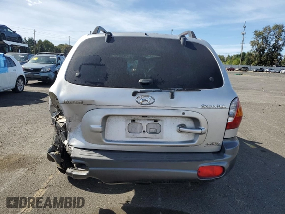 2001 Hyundai Santa Fe GLS with VIN KM8SC83D71U011483, listed as a Copart auction lot 72519174 with 138,901 mi miles and Salvage Title. Bid and sale history available at carsss.com. Image 6.