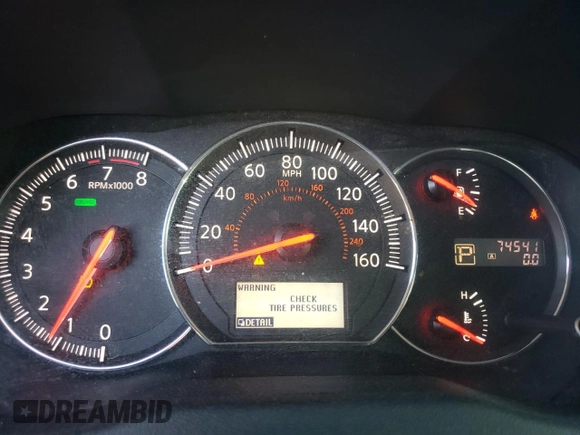2014 Nissan Maxima S with VIN 1N4AA5AP5EC480302, listed as a Copart auction lot 75890184 with 74,541 mi miles and Non repairable. Bid and sale history available at DreamBid. Image 9.