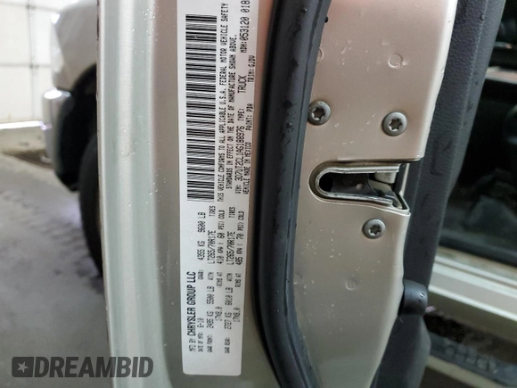 2010 Dodge Ram 2500 SLT with VIN 3D7UT2CL1AG188976, listed as a Copart auction lot 86336574 with 297,609 mi miles and Salvage Title. Bid and sale history available at carsss.com. Image 13.
