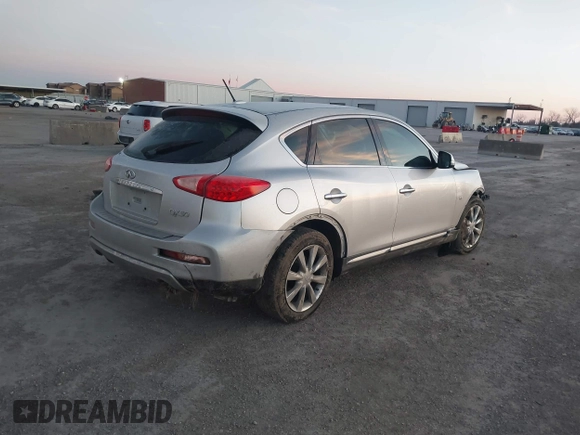 2017 Infiniti QX50 with VIN JN1BJ0RP2HM389625, listed as a IAAI auction lot 41600350 with Not Provided miles. Bid and sale history available at carsss.com. Image 4.