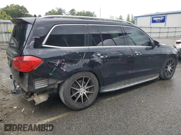 2016 Mercedes-Benz GL with VIN 4JGDF6EE3GA672870, listed as a Copart auction lot 72148724 with 200,388 mi miles and Salvage Title. Bid and sale history available at carsss.com. Image 3.