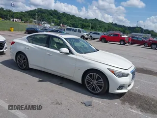 2014 Infiniti Q50 Premium with VIN JN1BV7AR4EM683386, listed as a IAAI auction lot 42676777 with 175,563 mi miles and . Bid and sale history available at DreamBid. Image 1.