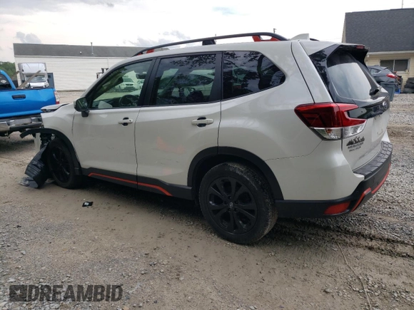 2020 Subaru Forester Special Sports with VIN JF2SKARC0LH608811, listed as a Copart auction lot 61369395 with 58,326 mi miles and Salvage title. Bid and sale history available at DreamBid. Image 2.