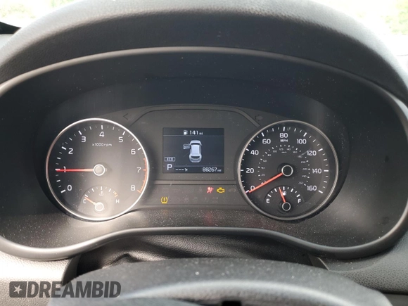 2020 Kia Sportage LX with VIN KNDPMCAC1L7811850, listed as a Copart auction lot 48014715 with 88,267 mi miles and Salvage Title. Bid and sale history available at carsss.com. Image 9.