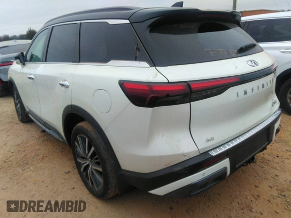 2023 Infiniti QX60 Autograph z VIN 5N1DL1HU8PC376746, wystawiony jako IAAI lot #41516707 z przebiegiem 36 547 mil mil oraz . Historia ofert i sprzedaży dostępna na DreamBid. Obrazek 3.