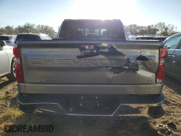 2023 Chevrolet Silverado 1500 LT with VIN 2GCPACED5P1140116, listed as a Copart auction lot 82155384 with 11,676 mi miles and Salvage Title. Bid and sale history available at DreamBid. Image 6.