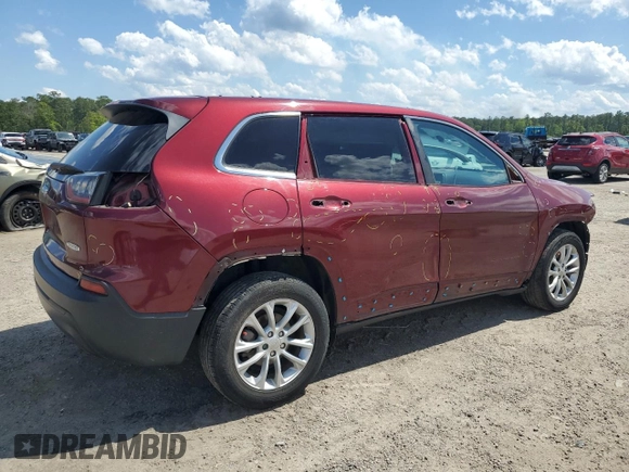 2019 Jeep Cherokee Latitude z VIN 1C4PJLCB6KD450614, wystawiony jako Copart lot #52390275 z przebiegiem 141 386 mil mil oraz Szkoda całkowita • Salvage title. Historia ofert i sprzedaży dostępna na DreamBid. Obrazek 3.