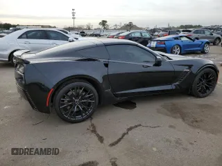 2016 Chevrolet Corvette with VIN NY75018, listed as a Copart auction lot 57996654 with 53,270 mi miles and Salvage title. Bid and sale history available at DreamBid. Image 3.