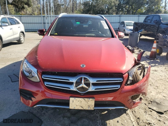 2019 Mercedes-Benz GLC with VIN WDC0G4KB6KV121889, listed as a Copart auction lot 47751395 with 43,496 mi miles and Salvage Title. Bid and sale history available at carsss.com. Image 5.