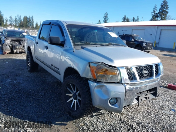 2011 Nissan Titan SL with VIN 1N6AA0EC5BN303931, listed as a IAAI auction lot 41687499 with 243,993 mi miles. Bid and sale history available at carsss.com. Image 1.