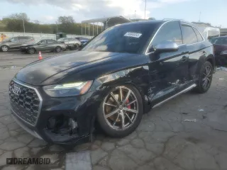 2023 Audi SQ5 Premium Plus with VIN WA1B4AFY8P2020909, listed as a Copart auction lot 74684454 with 41,841 mi miles and Salvage Title. Bid and sale history available at carsss.com. Image 1.