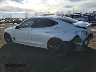 2023 Genesis G70 3.3T with VIN KMTG54TE5PU121061, listed as a Copart auction lot 78875054 with 37,639 mi miles and Salvage Title. Bid and sale history available at DreamBid. Image 2.