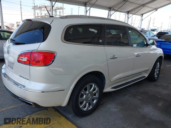 2014 Buick Enclave Leather with VIN 5GAKRBKD9EJ339966, listed as a IAAI auction lot 42116213 with 116,364 mi miles and . Bid and sale history available at carsss.com. Image 4.